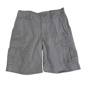 NWT art class Size Small 6/7‎ Boy Kid Gray Cargo Pockets Shorts Elastic Cotton